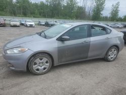 Salvage cars for sale from Copart Leroy, NY: 2015 Dodge Dart SE