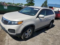 Salvage cars for sale at Woodhaven, MI auction: 2011 KIA Sorento Base