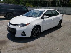 Salvage cars for sale at Gaston, SC auction: 2016 Toyota Corolla L