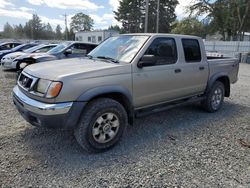 Nissan salvage cars for sale: 2000 Nissan Frontier Crew Cab XE