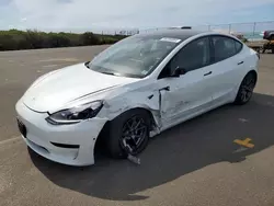 Salvage cars for sale at Kapolei, HI auction: 2022 Tesla Model 3