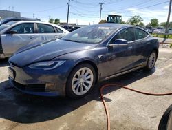 Salvage cars for sale at Chicago Heights, IL auction: 2016 Tesla Model S