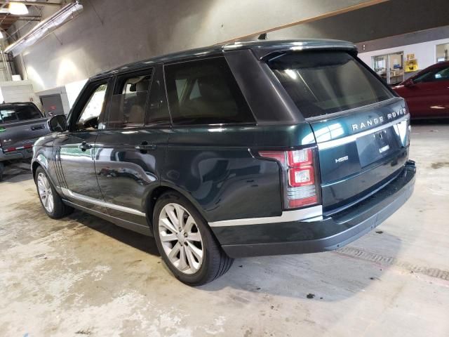 2016 Land Rover Range Rover HSE