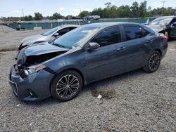 Salvage cars for sale from Copart Riverview, FL: 2015 Toyota Corolla L