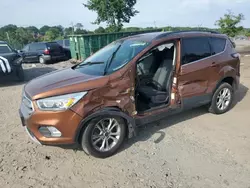 Salvage cars for sale at Baltimore, MD auction: 2017 Ford Escape SE