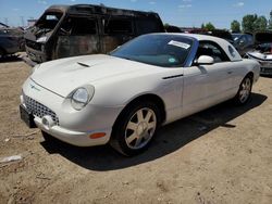 Salvage cars for sale at Elgin, IL auction: 2002 Ford Thunderbird