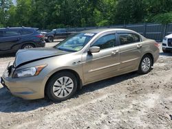Salvage cars for sale at Candia, NH auction: 2010 Honda Accord LX