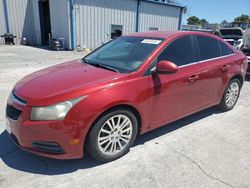 Salvage cars for sale at Tulsa, OK auction: 2012 Chevrolet Cruze ECO