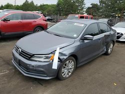 Volkswagen salvage cars for sale: 2015 Volkswagen Jetta SE