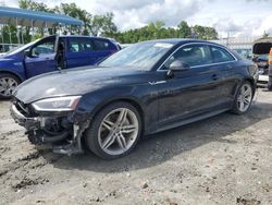 Salvage cars for sale at Spartanburg, SC auction: 2018 Audi A5 Premium Plus S-Line