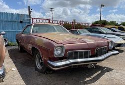 Salvage cars for sale at Grand Prairie, TX auction: 1973 Oldsmobile Cutlass