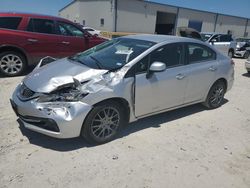 Salvage cars for sale at Haslet, TX auction: 2013 Honda Civic LX