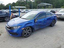 Salvage cars for sale at Gaston, SC auction: 2021 Honda Civic Sport