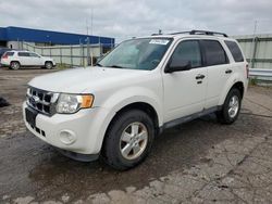 Salvage cars for sale at Woodhaven, MI auction: 2012 Ford Escape XLT