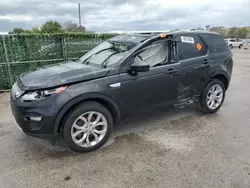 Salvage cars for sale from Copart Orlando, FL: 2018 Land Rover Discovery Sport HSE