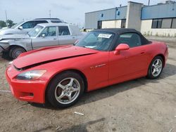 Salvage cars for sale at Woodhaven, MI auction: 2002 Honda S2000