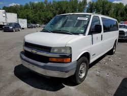 Chevrolet Express g3500 Vehiculos salvage en venta: 2005 Chevrolet Express G3500