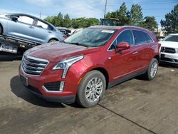 Salvage cars for sale at Denver, CO auction: 2017 Cadillac XT5 Luxury