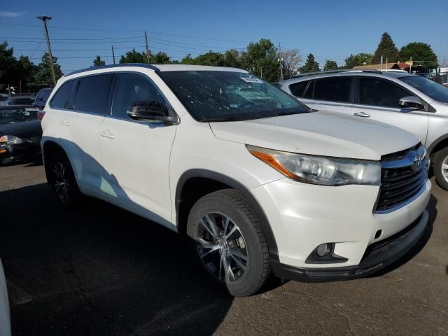 2016 Toyota Highlander XLE