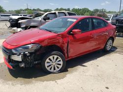 Salvage cars for sale from Copart Louisville, KY: 2014 Dodge Dart SXT