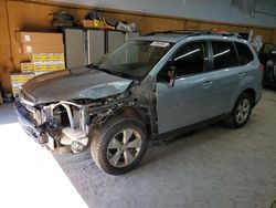 Salvage cars for sale at Kincheloe, MI auction: 2015 Subaru Forester 2.5I Premium