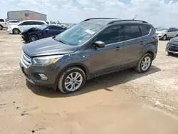 Salvage cars for sale at Amarillo, TX auction: 2018 Ford Escape SE