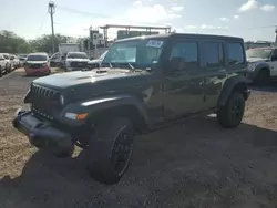 Salvage cars for sale at Kapolei, HI auction: 2021 Jeep Wrangler Unlimited Sport