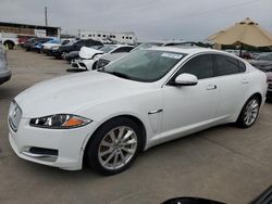 Salvage cars for sale at Grand Prairie, TX auction: 2013 Jaguar XF