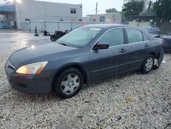 Honda Accord lx salvage cars for sale: 2006 Honda Accord LX