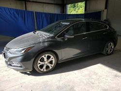 Vehiculos salvage en venta de Copart Hurricane, WV: 2018 Chevrolet Cruze Premier