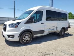 Salvage trucks for sale at Dyer, IN auction: 2023 Ford Transit T-350