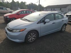 Honda salvage cars for sale: 2012 Honda Civic LX