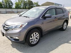 Salvage cars for sale at Spartanburg, SC auction: 2015 Honda CR-V EXL