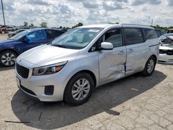 Salvage cars for sale at Indianapolis, IN auction: 2016 KIA Sedona LX