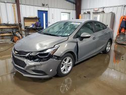 Salvage cars for sale at West Mifflin, PA auction: 2017 Chevrolet Cruze LT