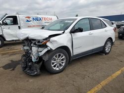 Salvage cars for sale at Woodhaven, MI auction: 2021 Chevrolet Equinox LS