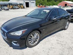 Salvage Cars with No Bids Yet For Sale at auction: 2018 Infiniti Q50 Luxe