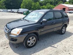 Salvage cars for sale at Mendon, MA auction: 2008 KIA Sportage EX