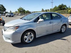 Salvage cars for sale at San Martin, CA auction: 2010 Lexus HS 250H