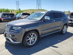 Jeep Grand Cherokee Summit salvage cars for sale: 2016 Jeep Grand Cherokee Summit