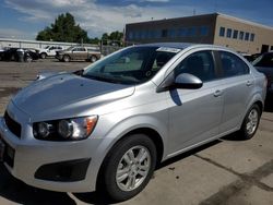 Chevrolet Sonic salvage cars for sale: 2013 Chevrolet Sonic LT