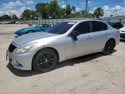 2010 Infiniti G37 en venta en Riverview, FL