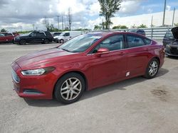 Vehiculos salvage en venta de Copart Miami, FL: 2013 Ford Fusion SE