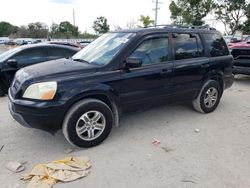 Honda Pilot exl salvage cars for sale: 2005 Honda Pilot EXL