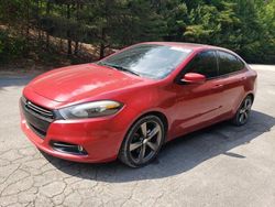 Salvage cars for sale from Copart Hueytown, AL: 2015 Dodge Dart GT