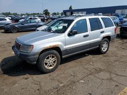 Salvage cars for sale at Woodhaven, MI auction: 2003 Jeep Grand Cherokee Laredo