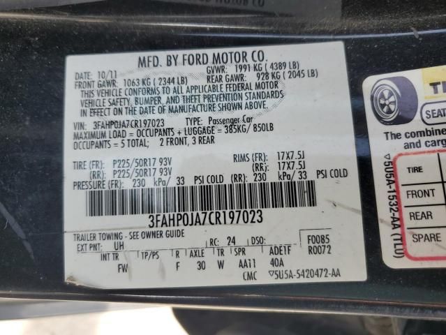 2012 Ford Fusion SEL