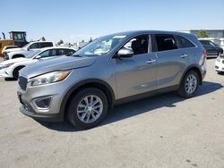 Salvage cars for sale from Copart Bakersfield, CA: 2016 KIA Sorento LX