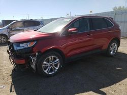 Ford Edge Titanium salvage cars for sale: 2017 Ford Edge Titanium