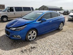 Salvage cars for sale at Kansas City, KS auction: 2017 Chevrolet Cruze Premier